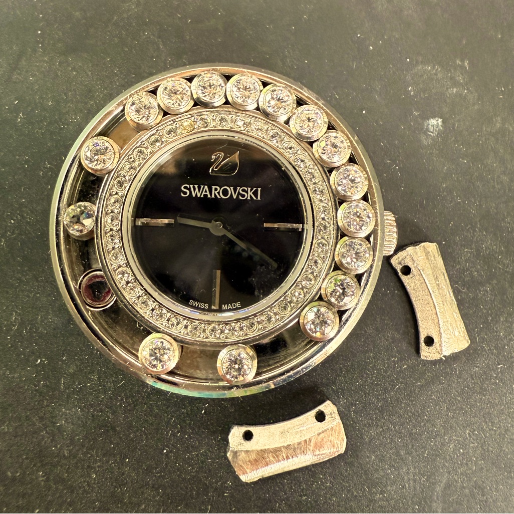 Swarovski Lovely Crystals Watch Parts Case Mechanism And Watch Band Inserts